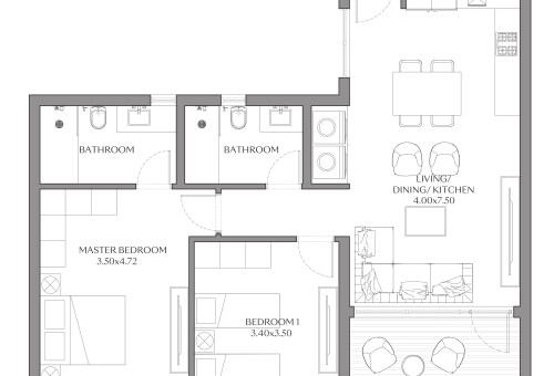 2BR - 2