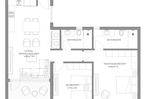 2BR - 2
