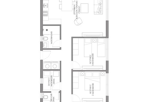 3BR - 3