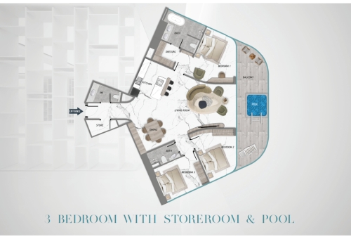 3BR - 2