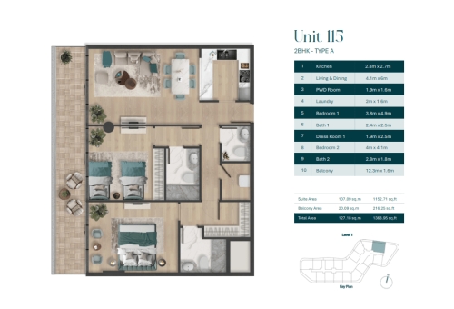 2BR - 2