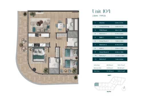 2BR - 2