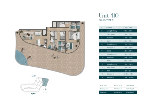3BR - 3