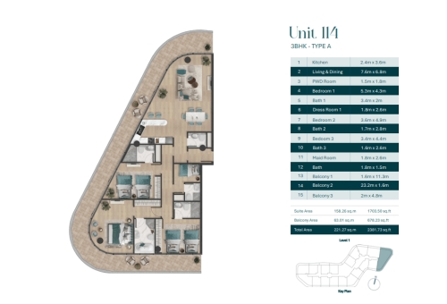3BR - 3